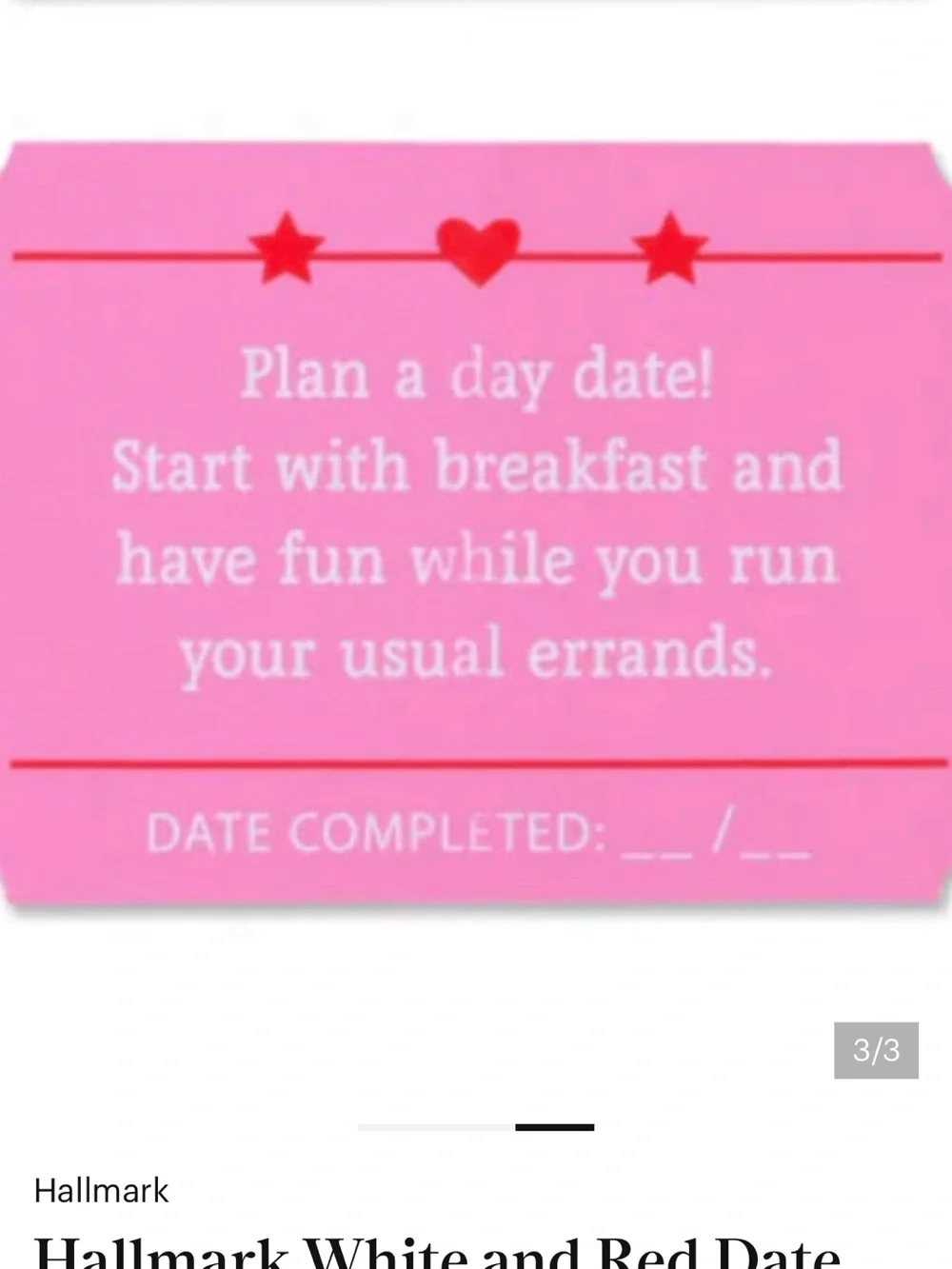 Hallmark A Year Of Date Night Ideas Jar